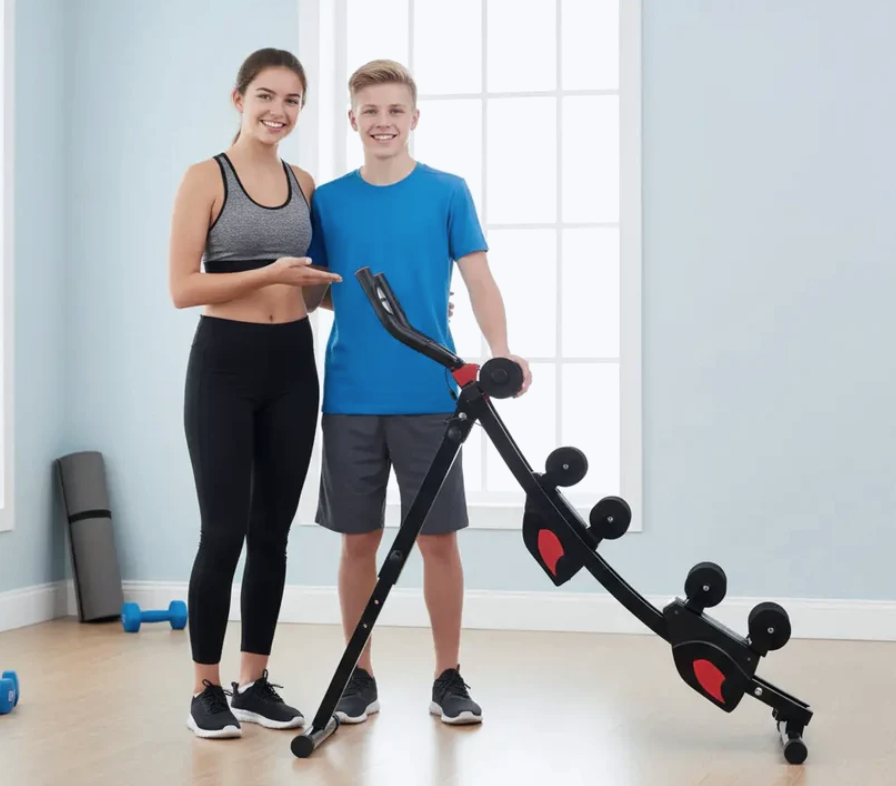 LUXEBOD CoreCrusher Pro with Dual Glide Track Ab Trainer
