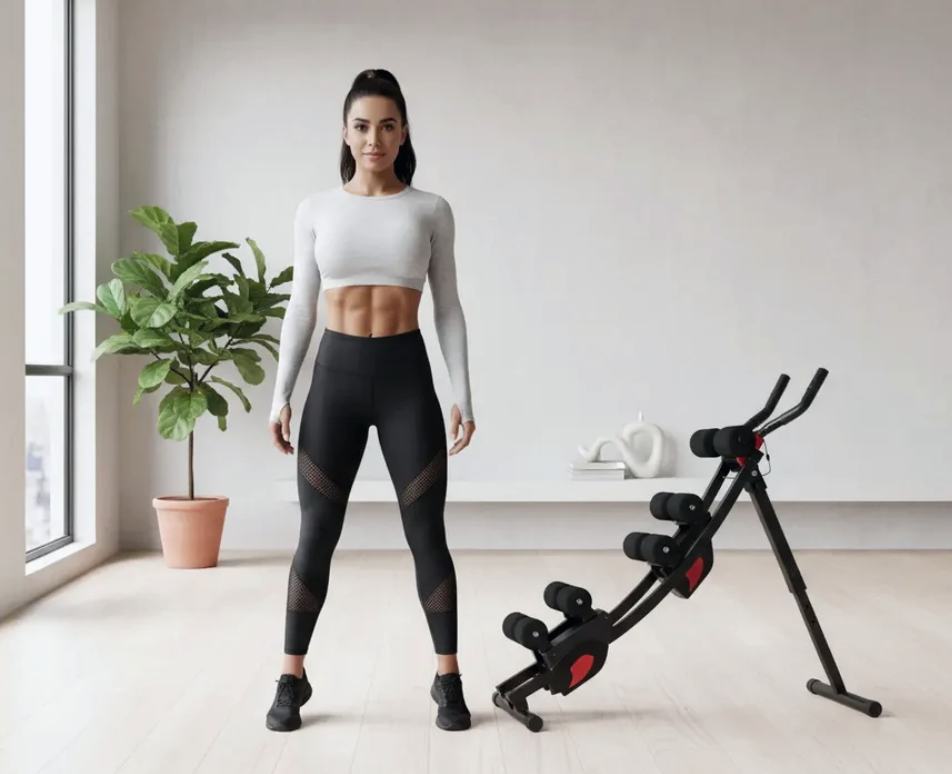LUXEBOD CoreCrusher Pro with Dual Glide Track Ab Trainer