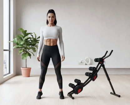 LUXEBOD CoreCrusher Pro with Dual Glide Track Ab Trainer
