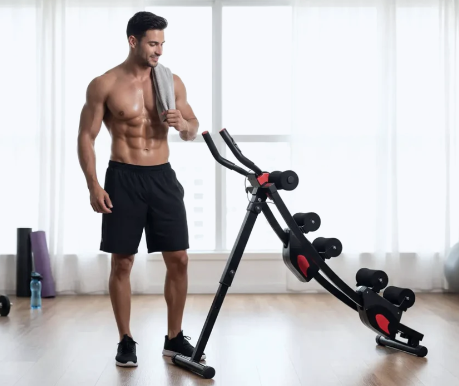LUXEBOD CoreCrusher Pro with Dual Glide Track Ab Trainer